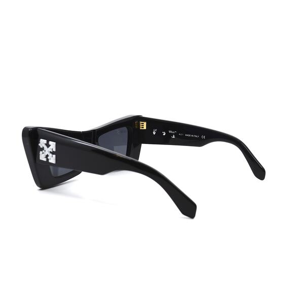 NEW! OFF-WHITE ACCRA OER1027 1007 BLACK GREY AUTHENTIC SUNGLASSES - Picture 5 of 13